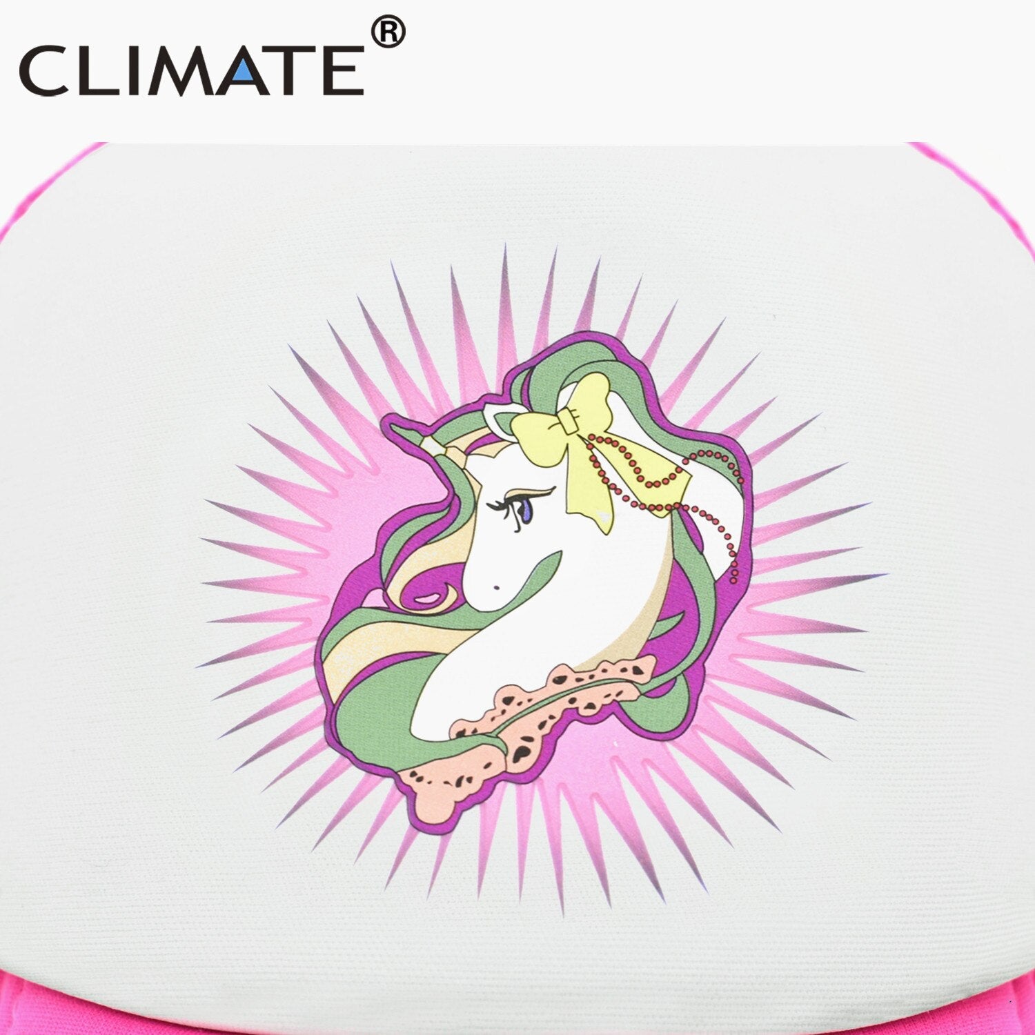 CLIMATE Unicorn Cap for Girls Hat Unicorn Pink Rose Cute Cap Lovely Summer Caps