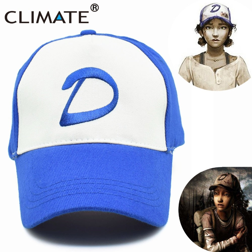 CLIMATE Clementine Clem's Cap The Walking Die Game Girl  Cap  Women Zombie Killer Summer Cool Trucker Baseball Caps Hats