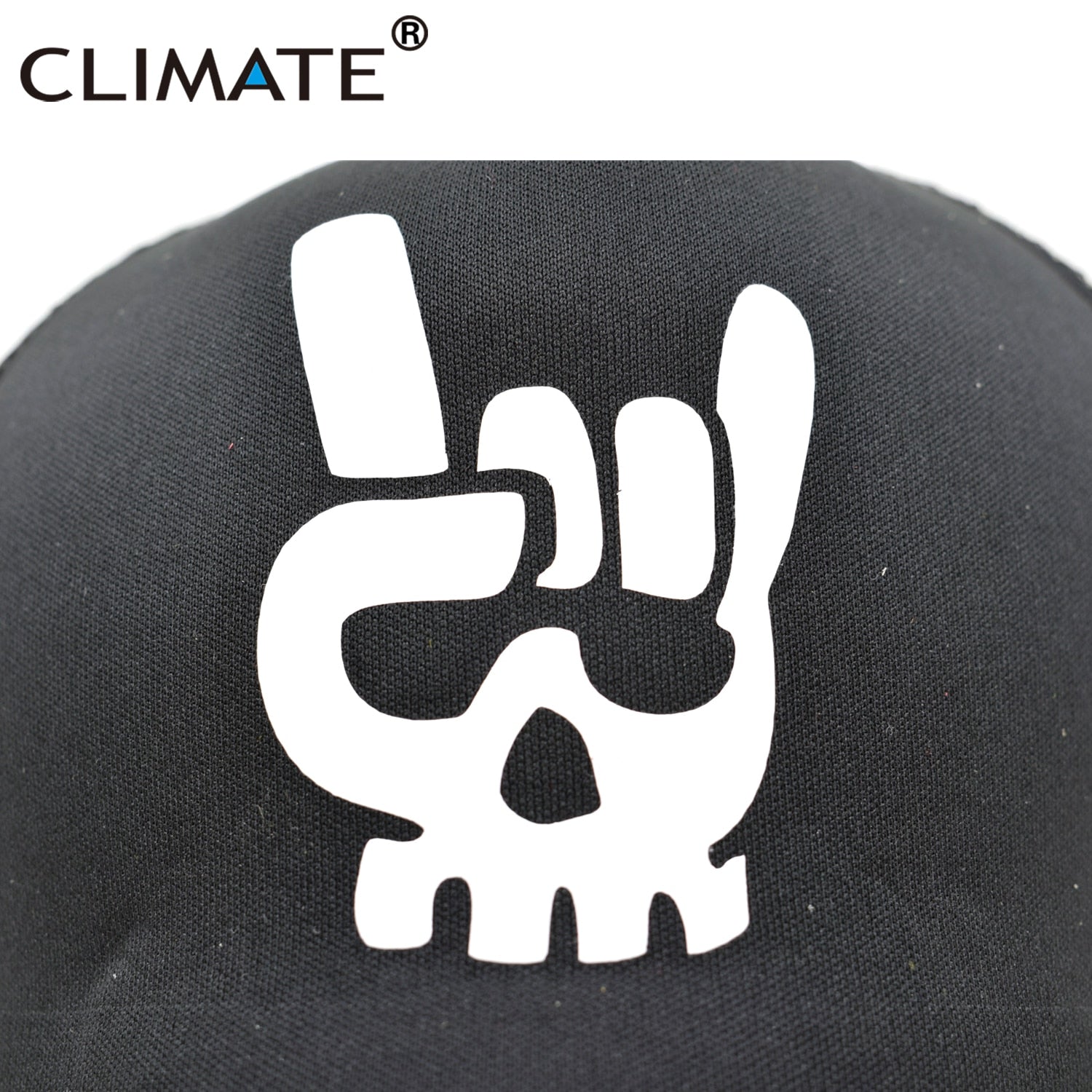 CLIMATE Rock Fan Trucker Caps Mesh Hat Metal Rock and Roll Music Cap Men Black Cool Summer Baseball Cap Black Trucker Caps Hat