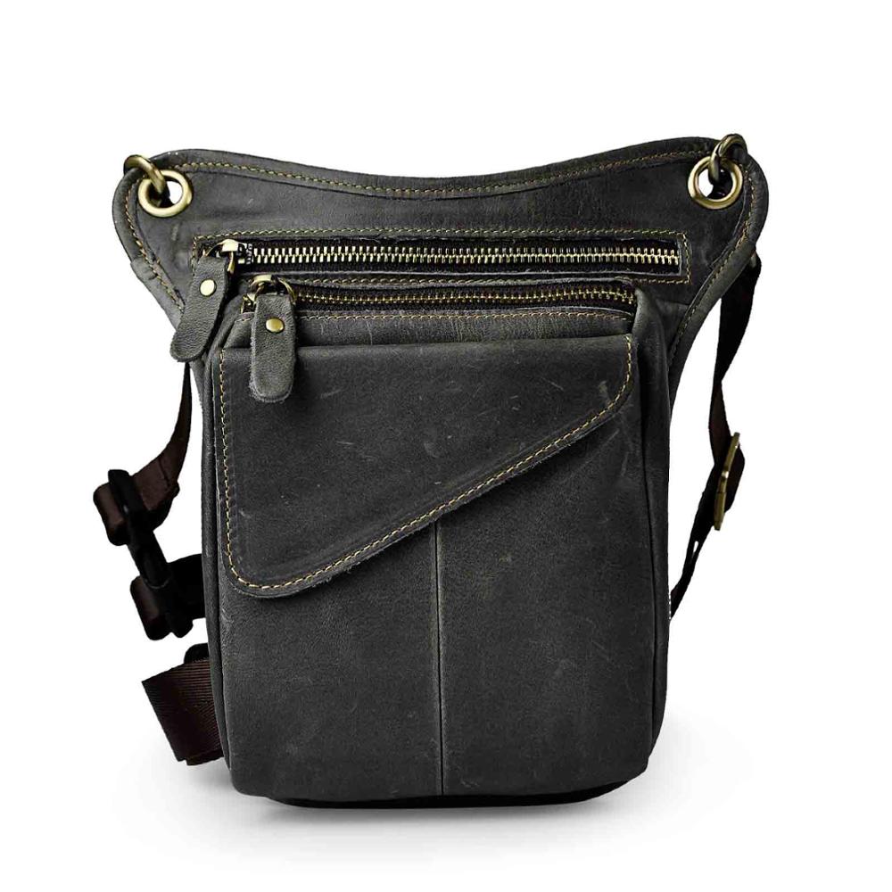 Original Leather men Brown Casual Fashion Small Shoulder Messenger Bag Designer