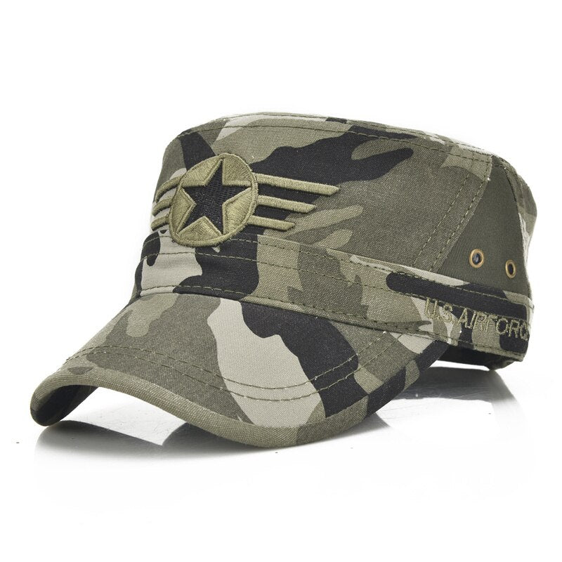 CLIMATE Men Army Cap Military AIRFORCE Caps Men Army Camouflag Hat Cap Men Star