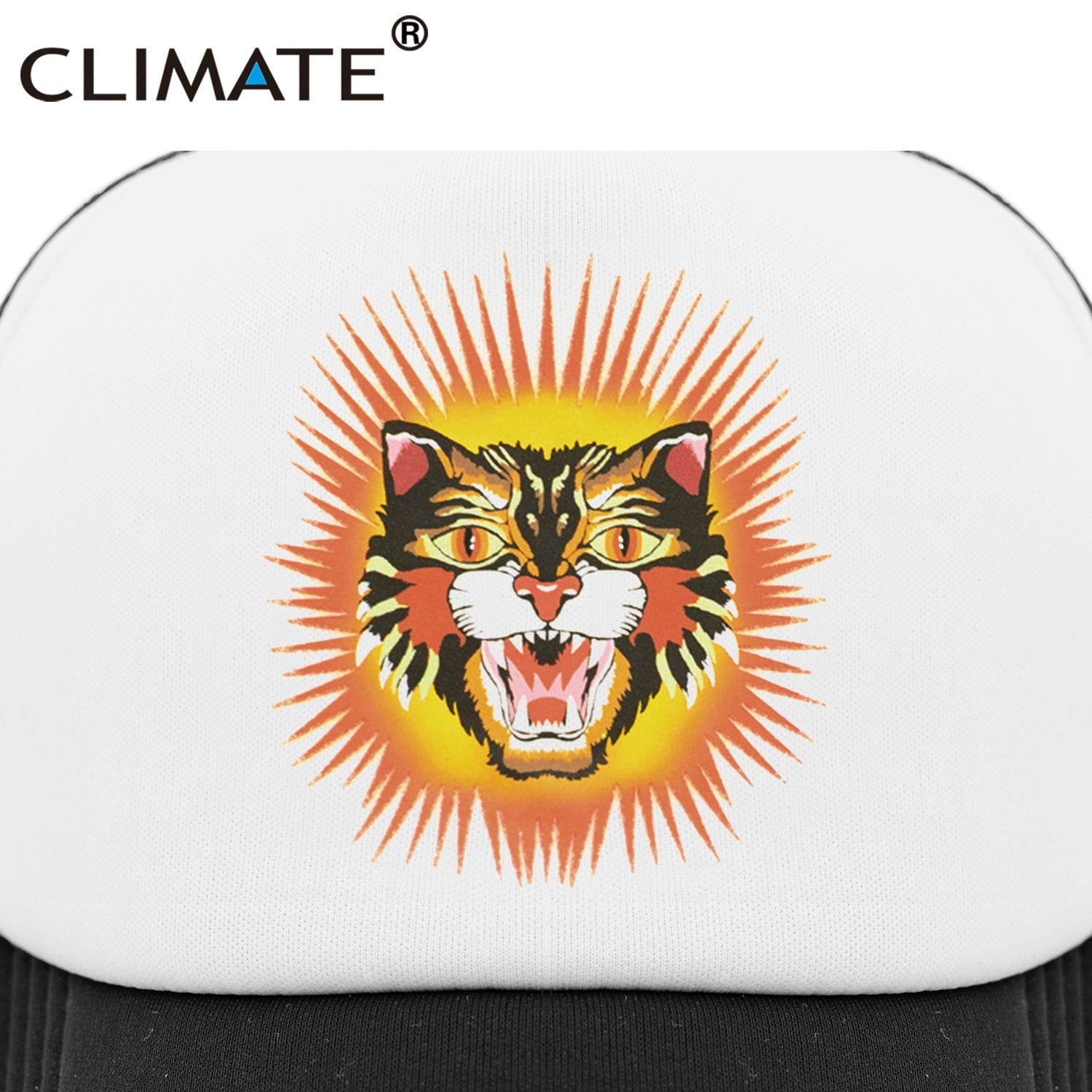 CLIMATE Cougar Tiger Leopard Trucker Cap Wildlife Cool Lion Cap Men Man Hip Hop