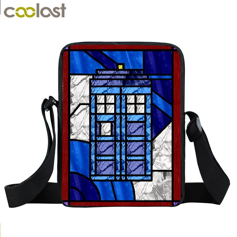 Doctor Who Messenger Bag Women Handbag Small Satchel Dr Who Shoulder Bags for Travel Ladies Cross Bags Bookbag Gift