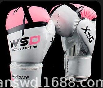 HIGH Quality Adults Women/Men Boxing Gloves MMA Muay Thai Boxe De Luva Mitts Sanda Equipments8 10 12 14 6OZ