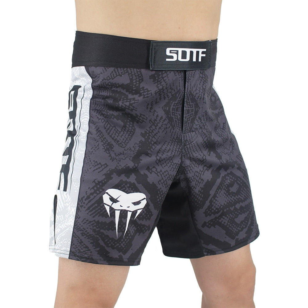 MMA boxing sports fitness personality Breathable shorts Tiger Muay Thai fist pants running fights cheap mma shorts boxing shorts