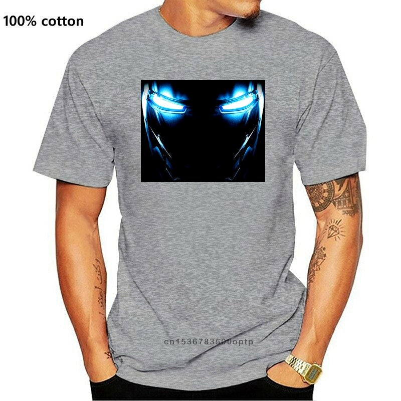 MARK II ARMOR EYES T-SHIRT - Tony Stark Iron Arc Reactor Sign III 3 Man S - 3XL