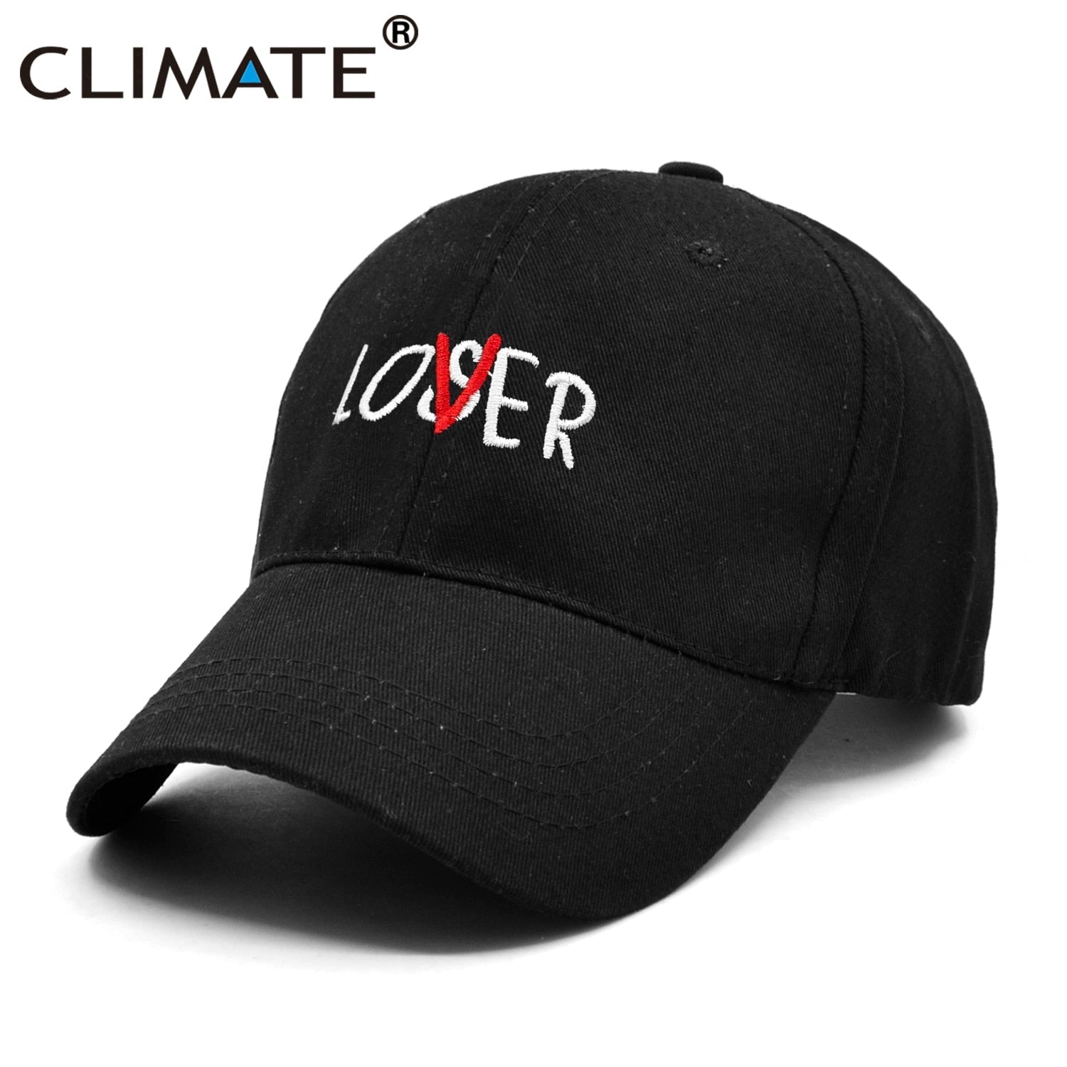 CLIMATE Lover Loser Cap Losers Club Black Cool Cap Hat Men Women It Inspired Black Cotton Baseball Cap Hat for Men Women Youth