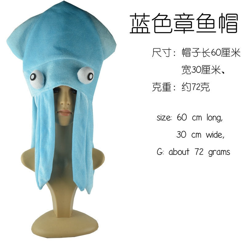 Cosplay Lovely Party Funny Cute Octopus Hat Prom Dance Headdress Headwear Hair