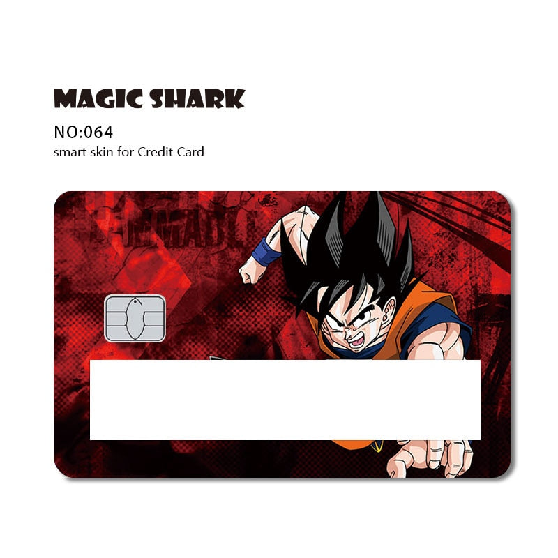 Magic Shark 2021 Fashion Matte Cute Cartoon PVC Window Credit Card Debit Card Sticker Film Skin Small Large Chip