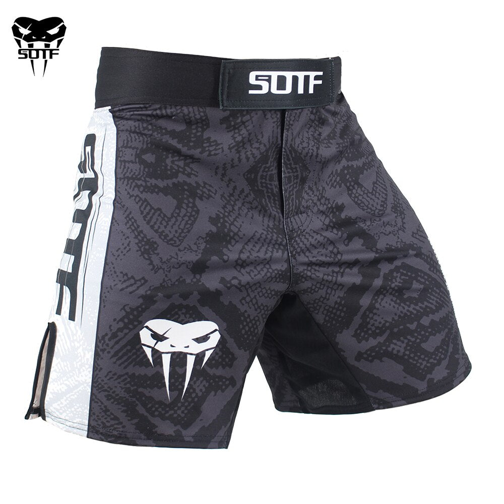 MMA boxing sports fitness personality Breathable shorts Tiger Muay Thai fist pants running fights cheap mma shorts boxing shorts