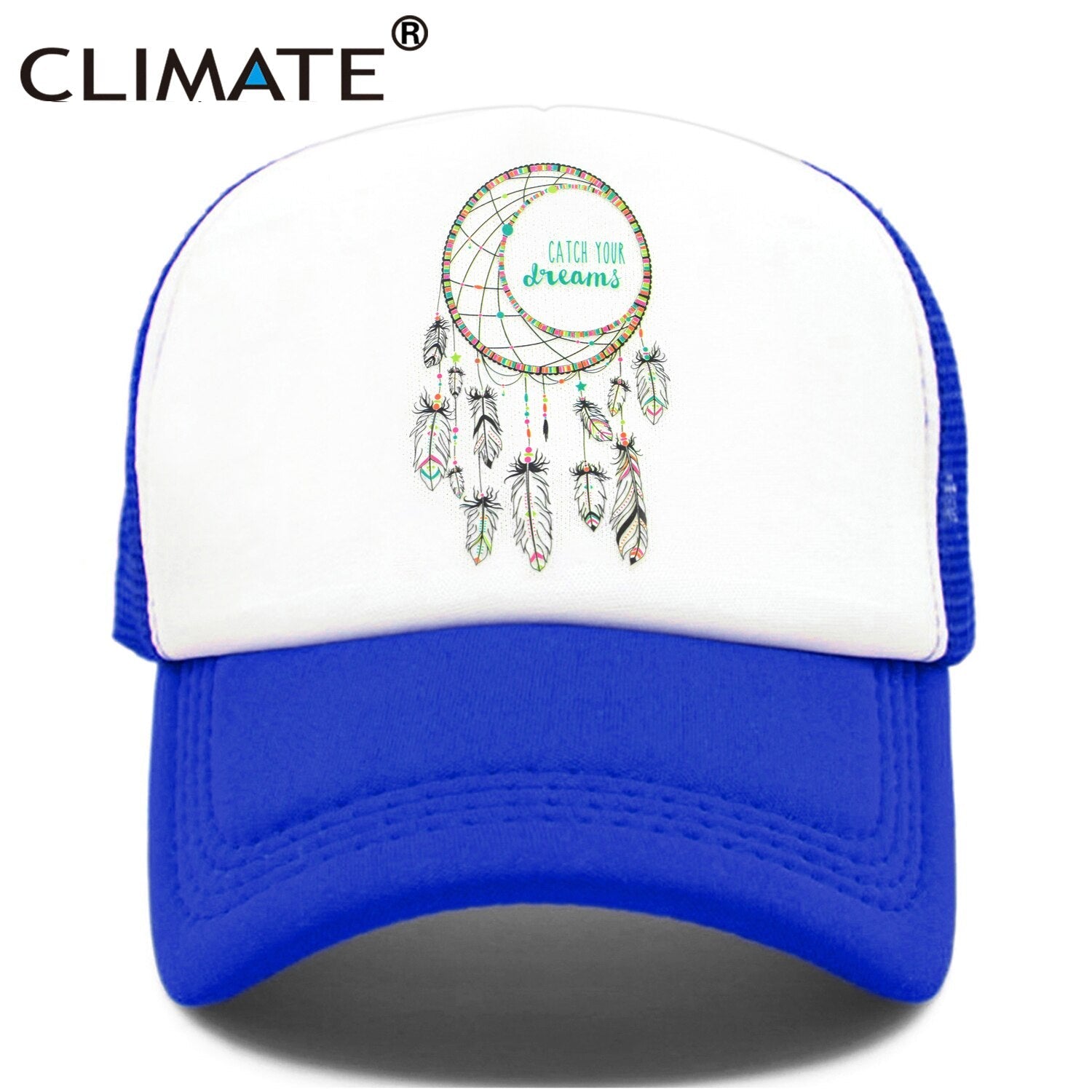 CLIMATE Catch Dream Catcher Cap Hat Dream Net DreamTrucker Cap Dreamcatcher Mesh Baseball Cap Hat for Men Women Youth