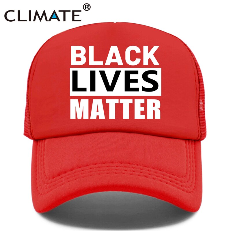 CLIMATE I Cant Breathe Cap Black Lives Matter Antiracism Cap Antiracist Mesh Trucker Cap Hat