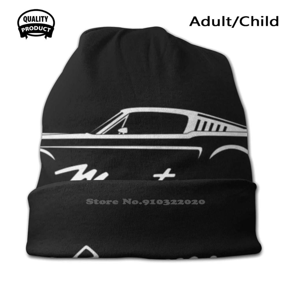 Ford Mustang Men Women Child Beanies Knitted Hats Autumn Winter Ford Mustang Shelby Gt 500 Gt350 Super Snake Super Car Muscle