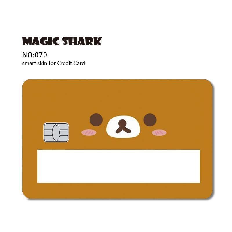 Magic Shark Poker Hunter Dog Out of Stock Car Snake Broke Black Card Window Sticker Film SKin Cover for Debit Credit Card