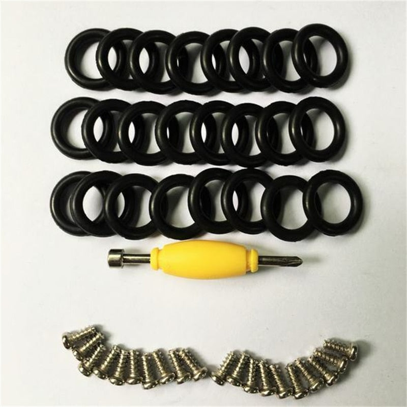 Lot 200 pcs GI Joe Cobra Action Force O-RINGS Waist Bands & 200 pcs screws For 3.75" GI Joe action figures toy