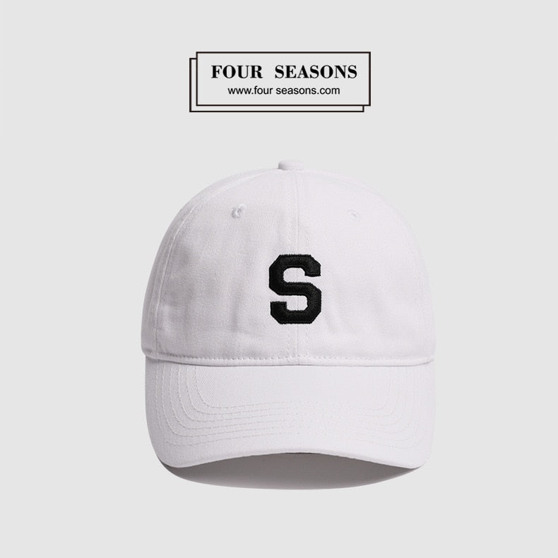 Outdoor Cotton Girls Baseball Caps Solid Embroidery Men Women Cap Hip Hop Sunscreen Adjustable Snapback Teens Baseball Hats M043