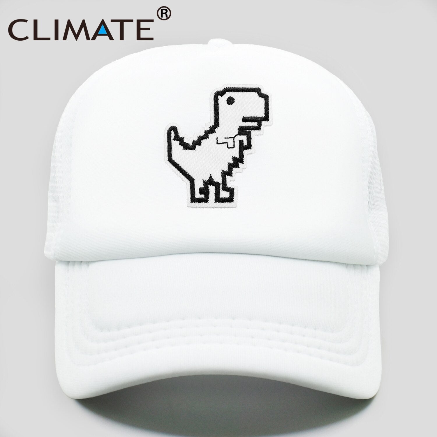 CLIMATE Internet Is Broken Cap Funny Dinosaur Computer Geek Trucker Cap Programmer Dinosaur Cool Cap Black Mesh Cool Cap