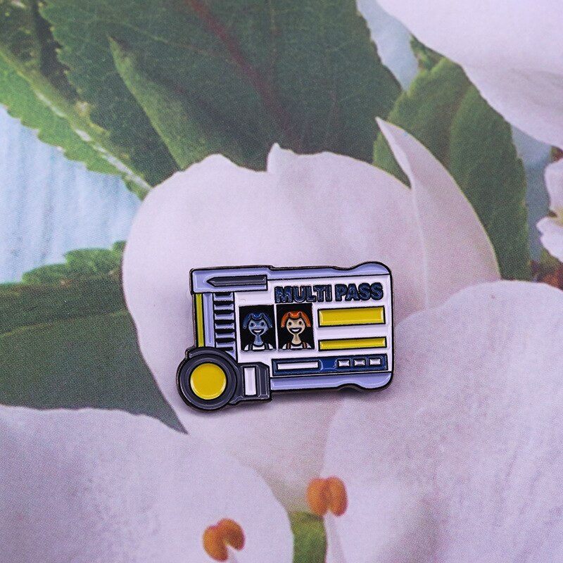 The Fifth Element Multichannel Bus Brooch Sci-Fi Adventure Movie Inspiration Badge