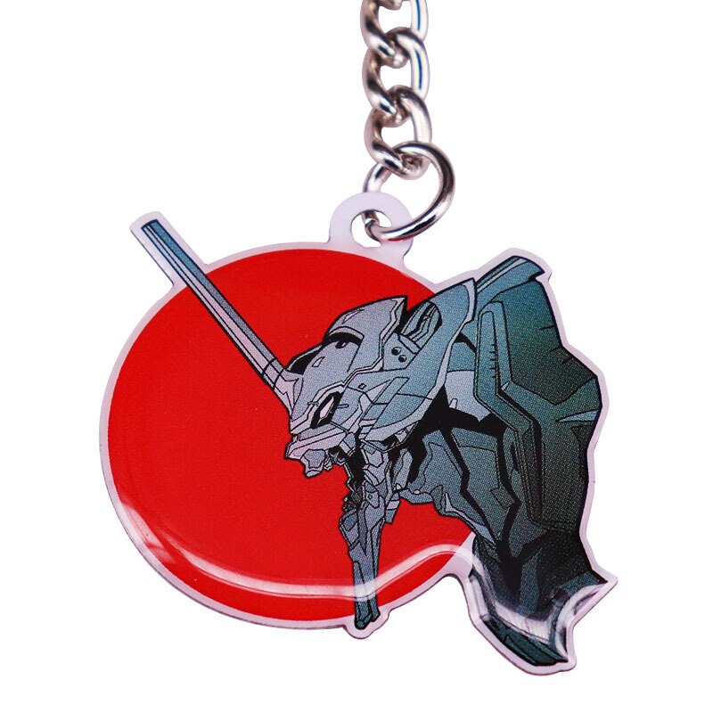 Cool first machine EVA-01 Mech keychain Japanese animation accessories keychain