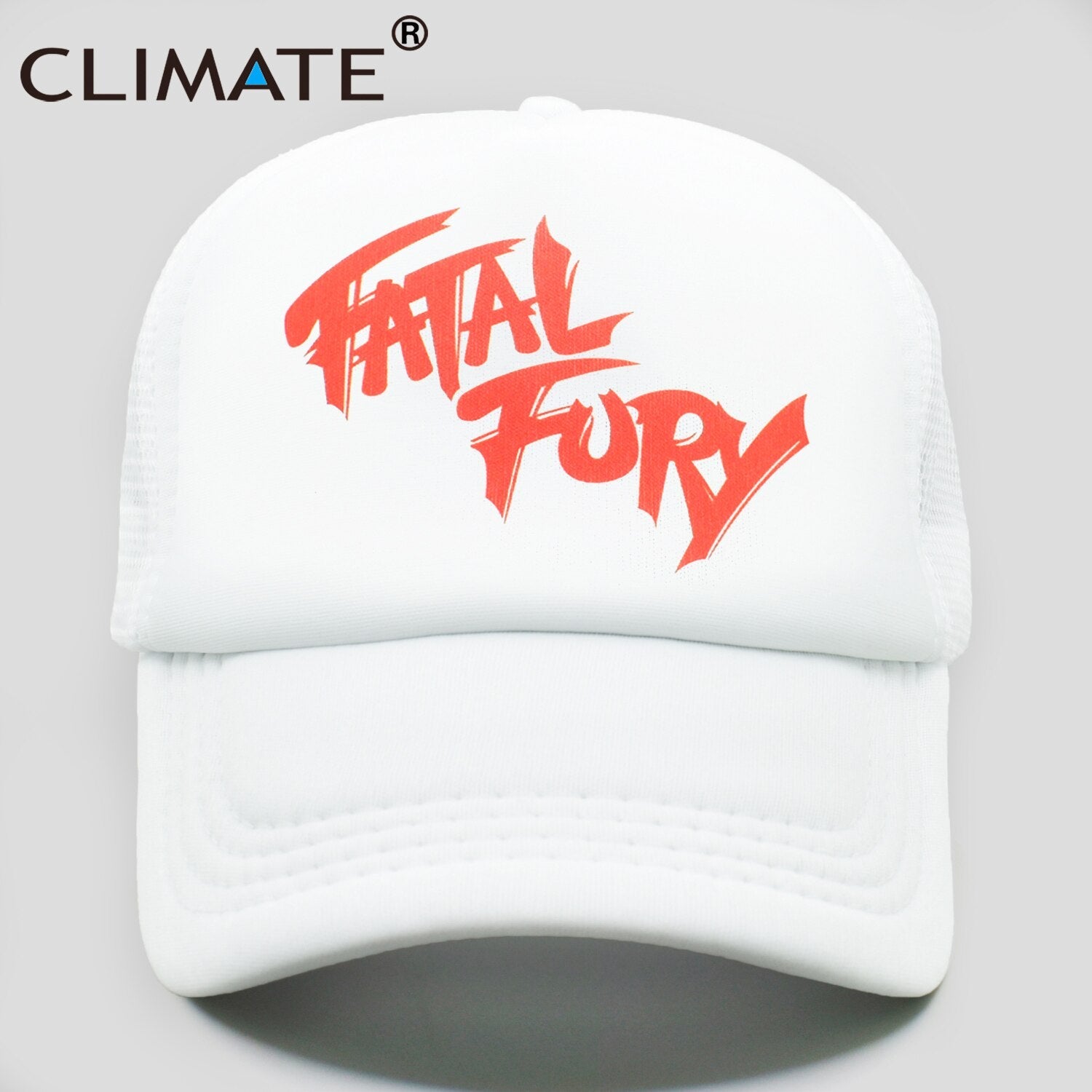 CLIMATE Terry Bogard Coser Cap FATAL Hat Trucker Cap Cosplay Coser Cap Hat  Summer Mesh Caps for Men Cosplay