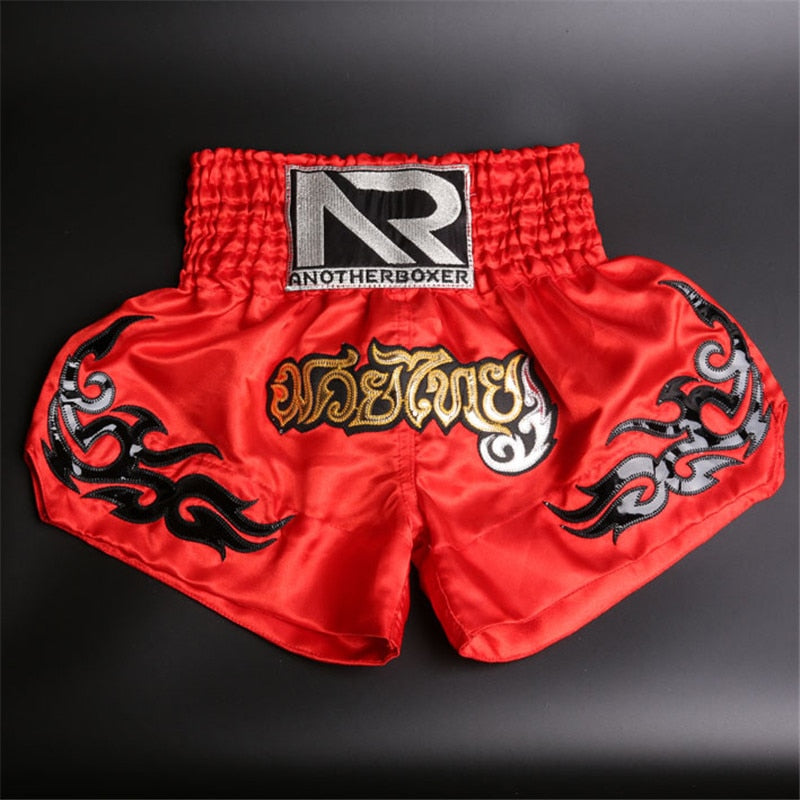 Muay Thai Boxing MMA Shorts for Men's Kids Teenagers MMA Shorts Kickboxing Fighting Trunks Sanda MMA Shorts Sports Short Pants