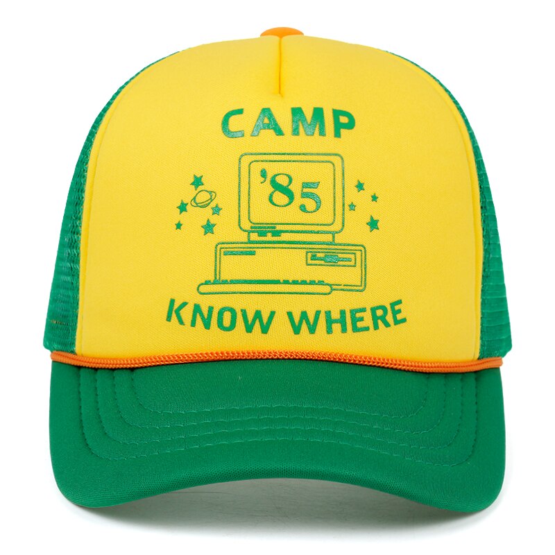 Gankchen Stranger Cosplay Things Hat Retro Mesh Snapback Cap 85 Know Where Adjustable Cap