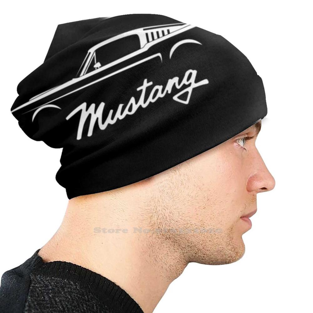 Ford Mustang Men Women Child Beanies Knitted Hats Autumn Winter Ford Mustang Shelby Gt 500 Gt350 Super Snake Super Car Muscle