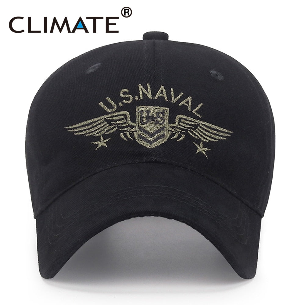 CLIMATE U.S. US NAVAL NAVY Cap Army Military Cap Hat Men Camouflag Cap USA U.S Army Military Hat baseball Cap for men adult