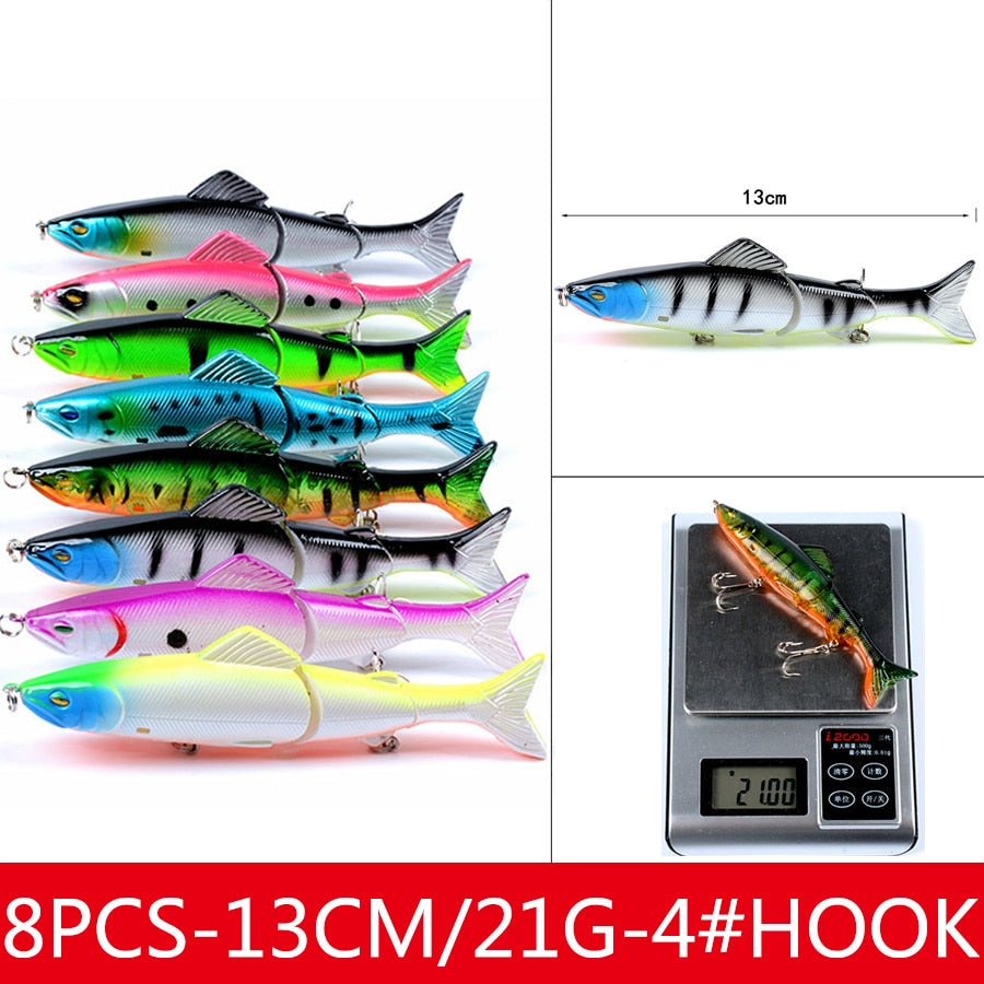 Jerkbait Minnow Hard Baits Fake Crankbait Fishing Lure Set Of Wobblers For Pike Trolling Tackle Artificial Bait Kit Swimbait Sea