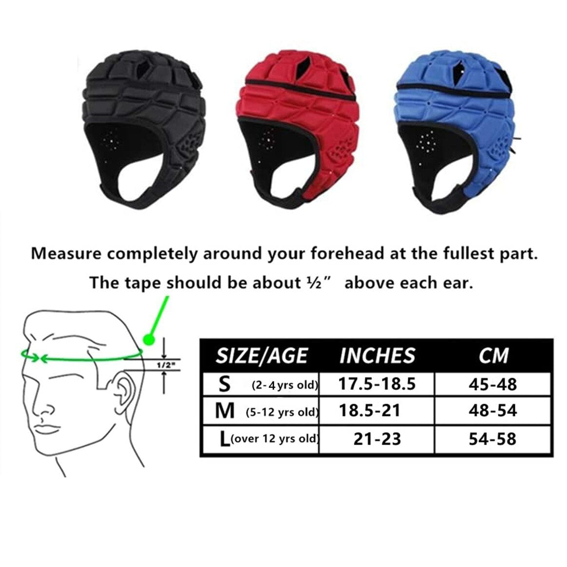 Rugby Helmet Headguard Headgear Soccer Cap Head Protector Soft Protective Helmet for Kids Youth Football шлем американски футбол