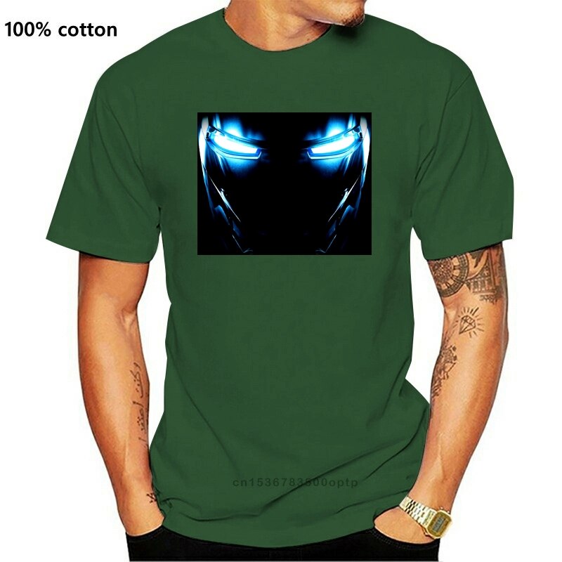 MARK II ARMOR EYES T-SHIRT - Tony Stark Iron Arc Reactor Sign III 3 Man S - 3XL