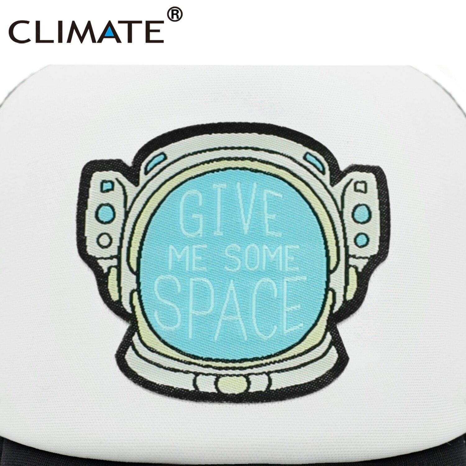 CLIMATE Give Me Some Space Cap Hat Spaceman Funny Outer Space Mesh Trucker Cap Spaceman Space Cool Summer Caps Hat for Men Women