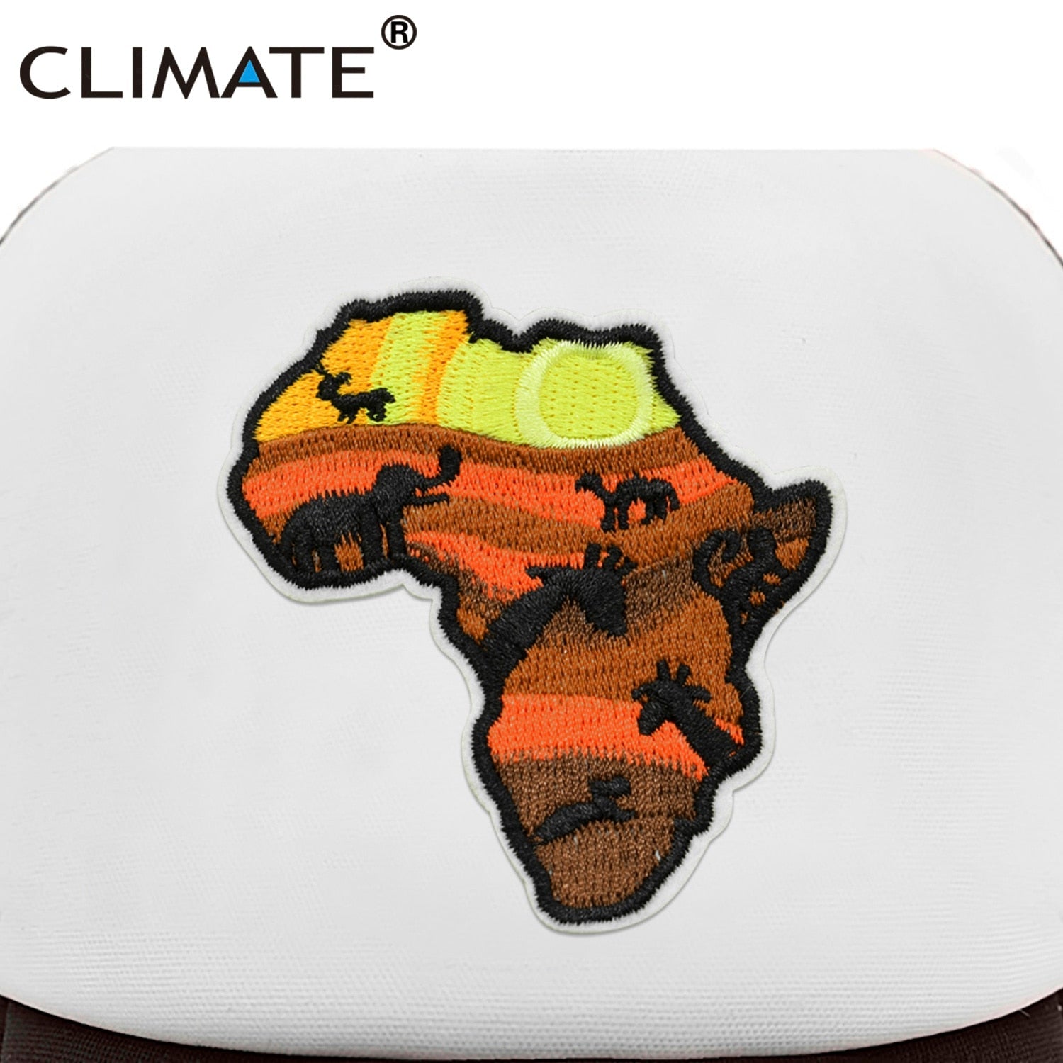 CLIMATE Africa African Trucker Cap Africatrek Africa Map Savanna Trip Tours Cap