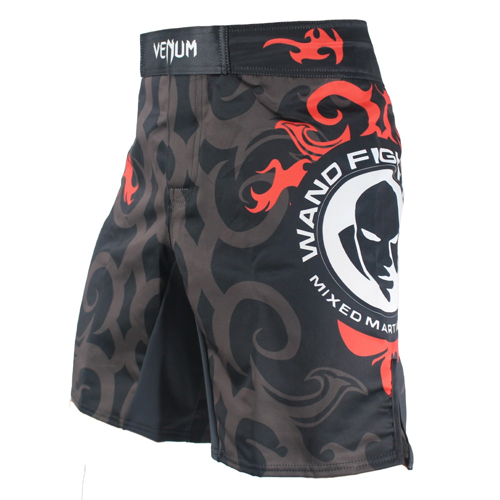 SOTF Mma Shorts Snake Head Boxing Shorts Mma Muay Thai Sanda Boxeo Boy Kickboxing Mma Shorts Fierce Fighting Short Boxing Pants