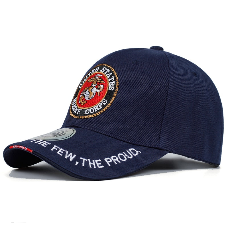 2019 United States Marine Corps Tactical Bone Baseball Cap Men Navy Seals Hat For Adult Size 56-59cm