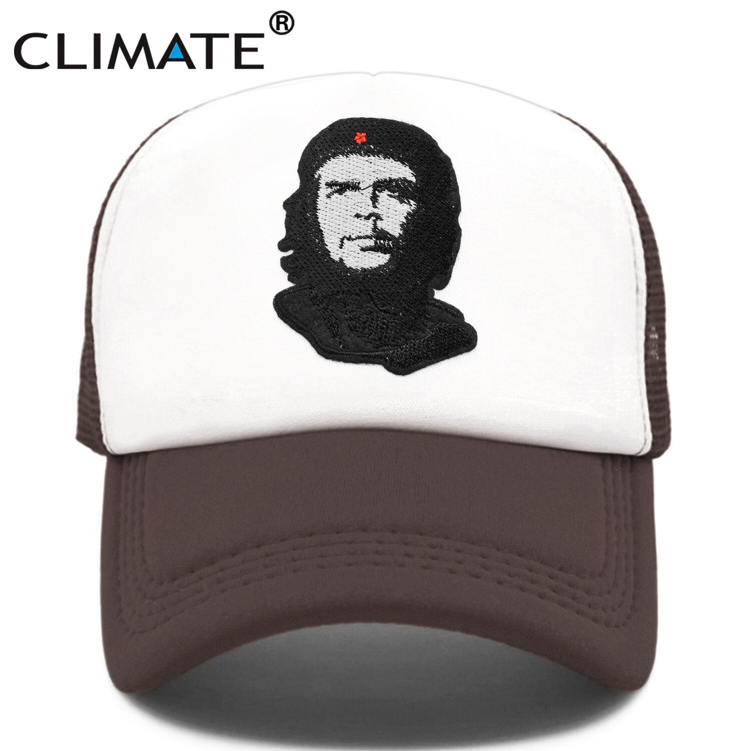 CLIMATE Che Guevara Cap Cuba Hero Che Trucker Cap Che Ernesto Guevara Trucker Cap Hat Cap Summer Cool Mesh Trucker Cap