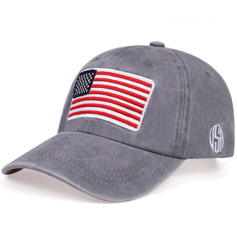 Fashion America USA Flag Baseball Cap For Men Women Snapback Hat Army American Flag Bone Trucker hats High Quality hip hop caps