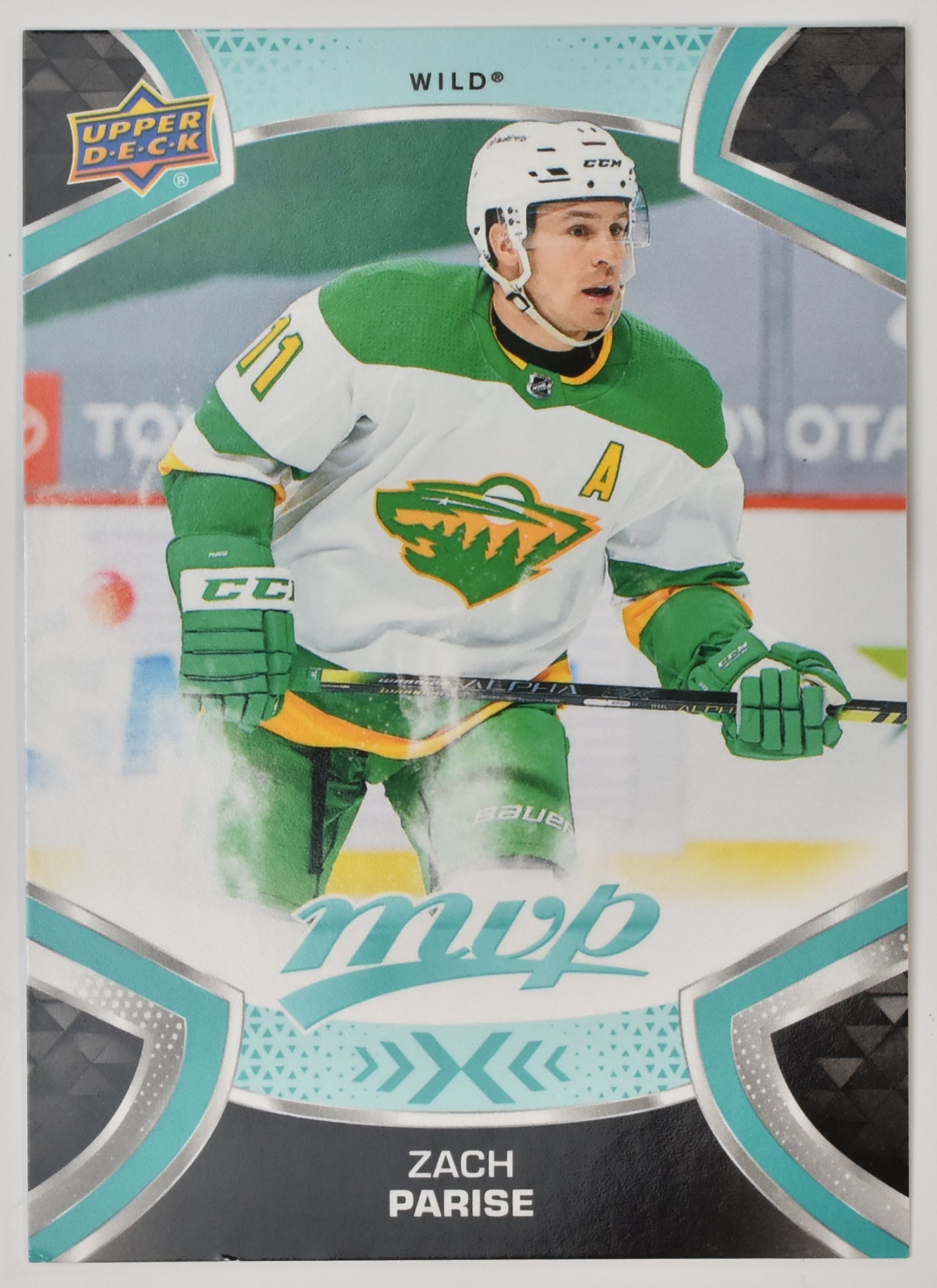 Zach Parise 111 Minnesota Wild MVP NHL Hockey Card Upper Deck 2021-2022 Mint