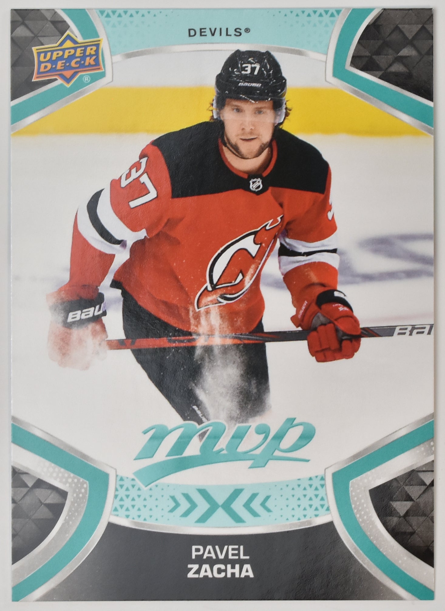 Pavel Zacha 162 New Jersey Devils MVP NHL Hockey Card Upper Deck 2021-2022 Mint