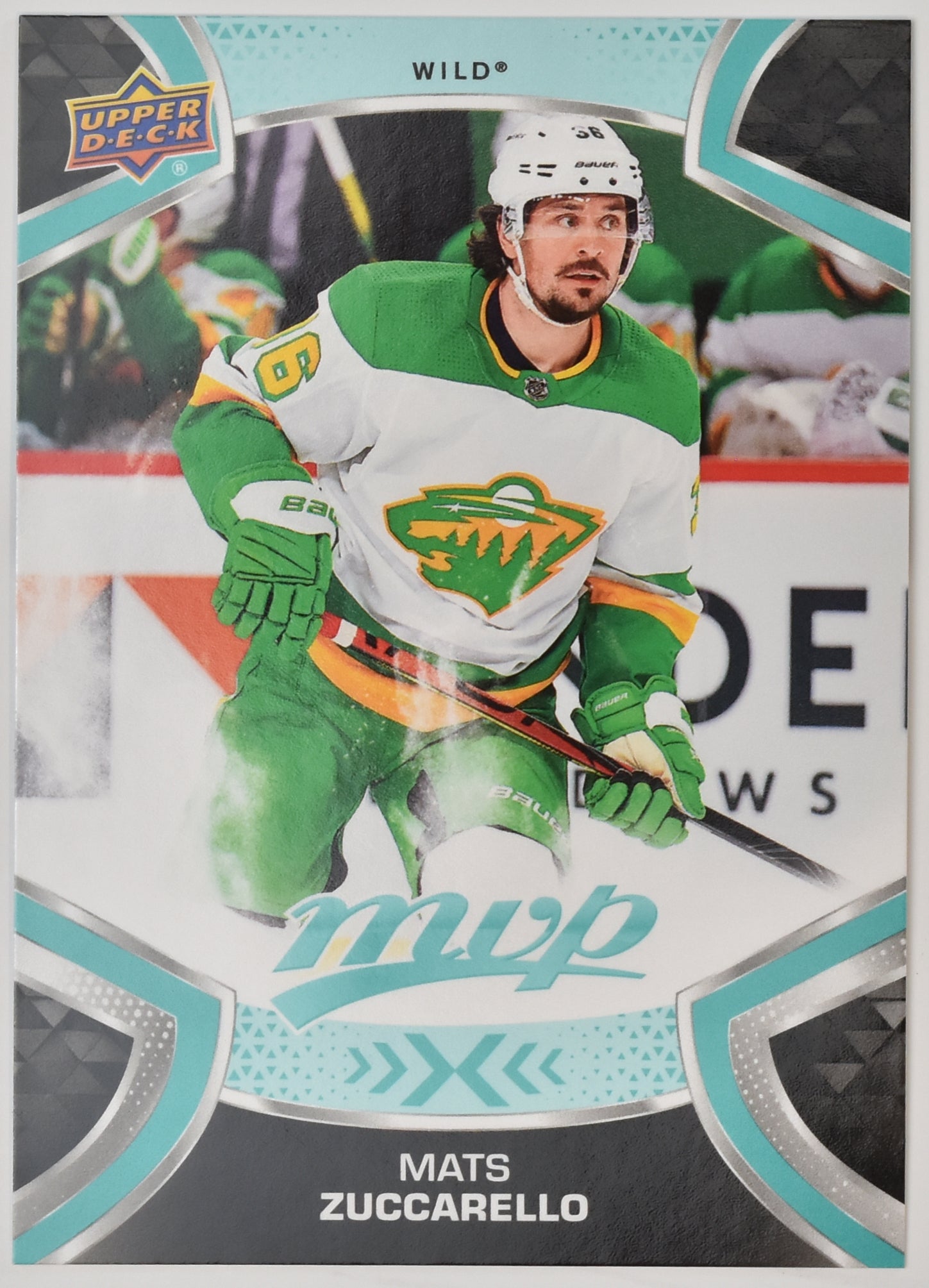 Mats Zuccarello 36 Minnesota Wild MVP NHL Hockey Card Upper Deck 2021-2022 Mint