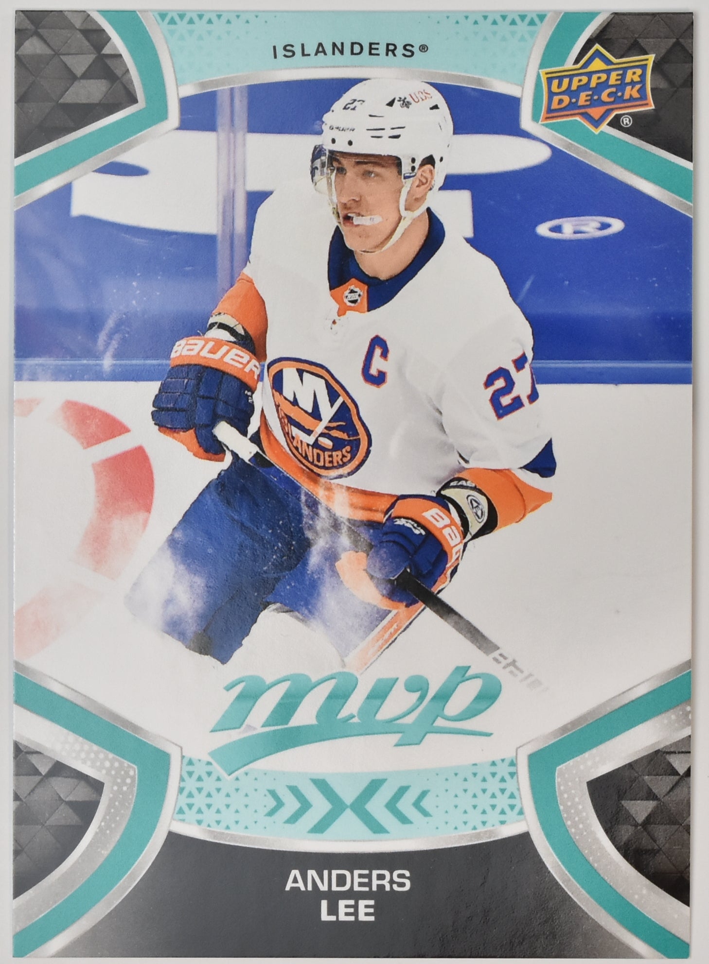 Anders Lee 175 New York Islanders MVP NHL Hockey Card Upper Deck 2021 Mint