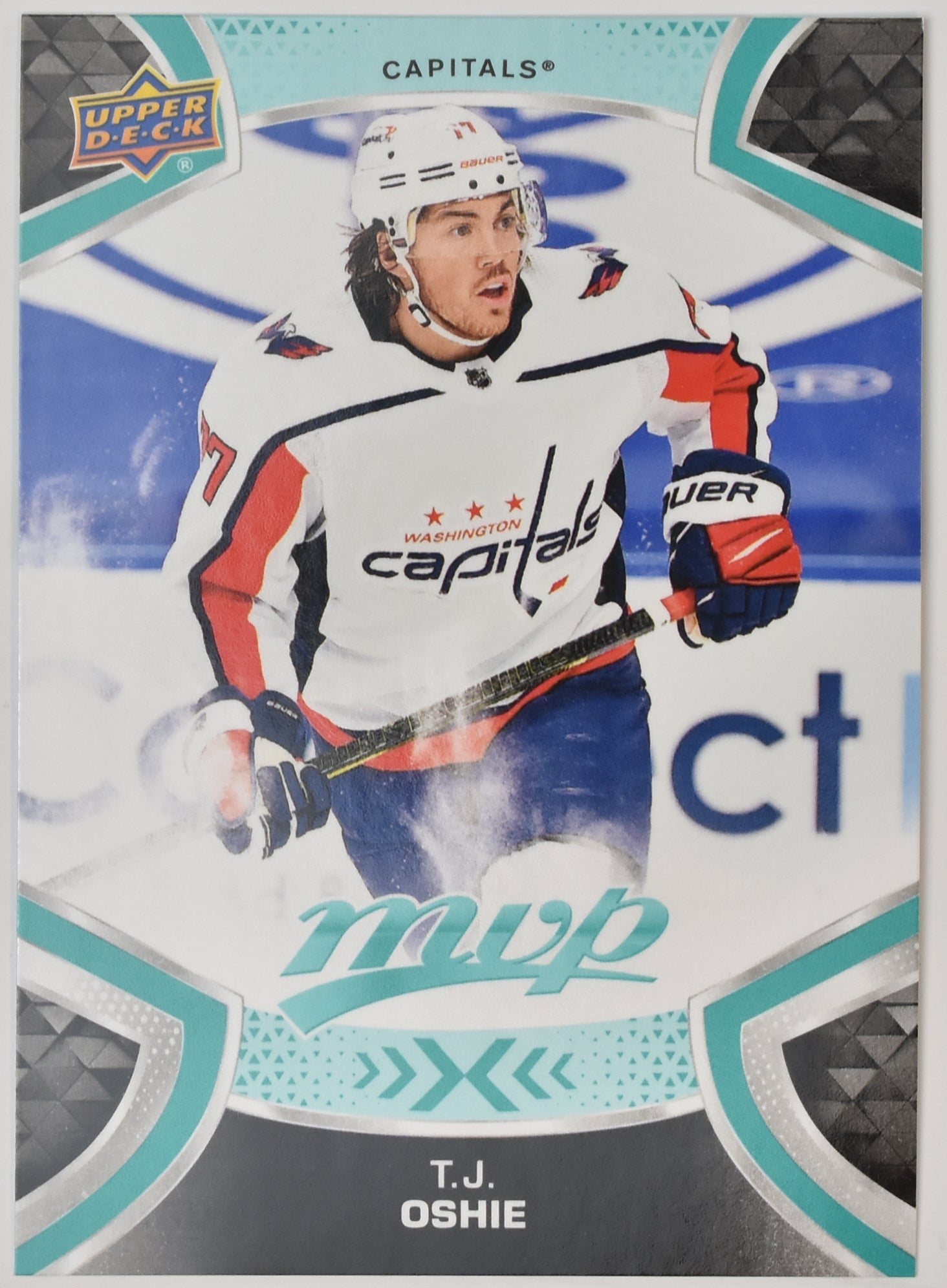 Tj Oshie Capitals 178 MVP NHL Hockey Card Upper Deck 2021-2022 Mint