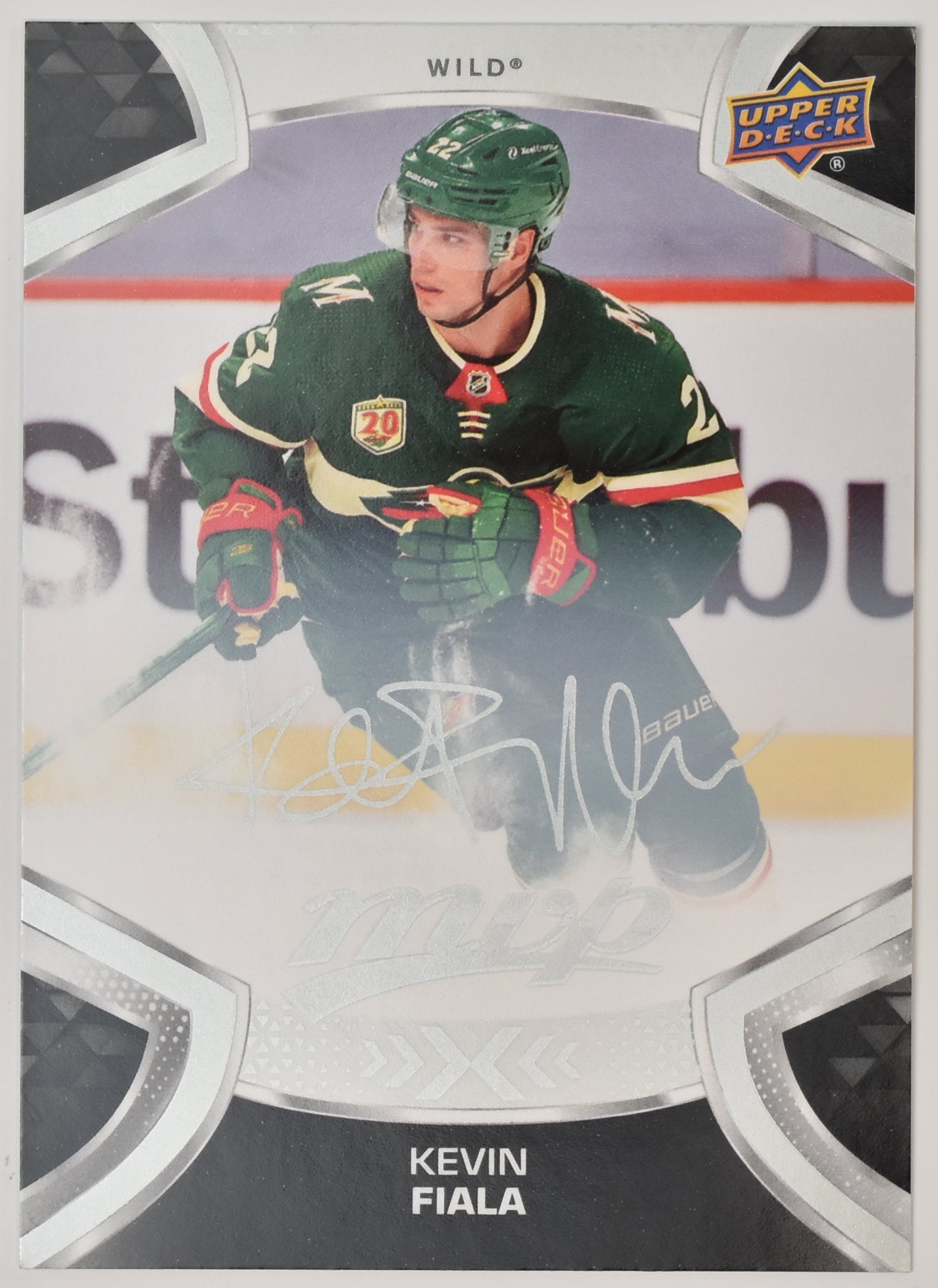 Kevin Fiala Minnesota Wild 41 MVP NHL Hockey Card Upper Deck 21-2022 Mint