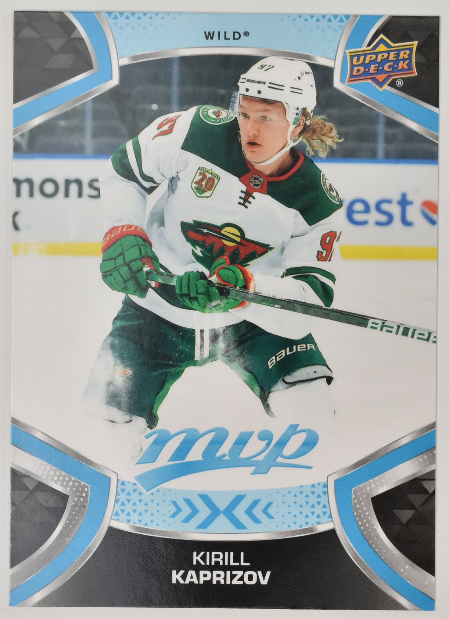 Kirill Kaprizov 218 Minnesota Wild MVP NHL Hockey Card Upper Deck 21-2022 Mint