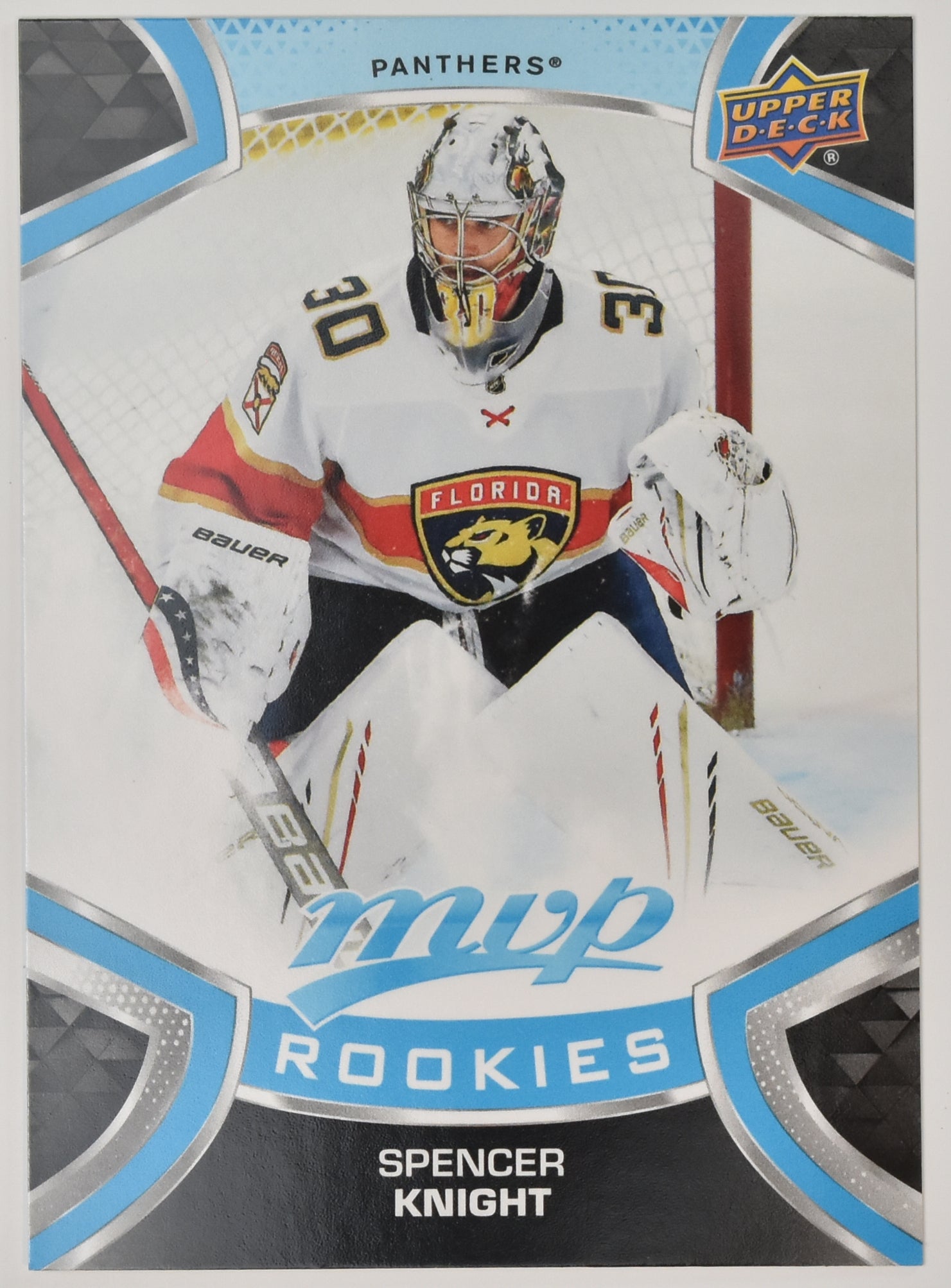 Spencer Knight Rookies Card 242 MVP NHL Hockey Card Upper Deck 2021-2022 Mint