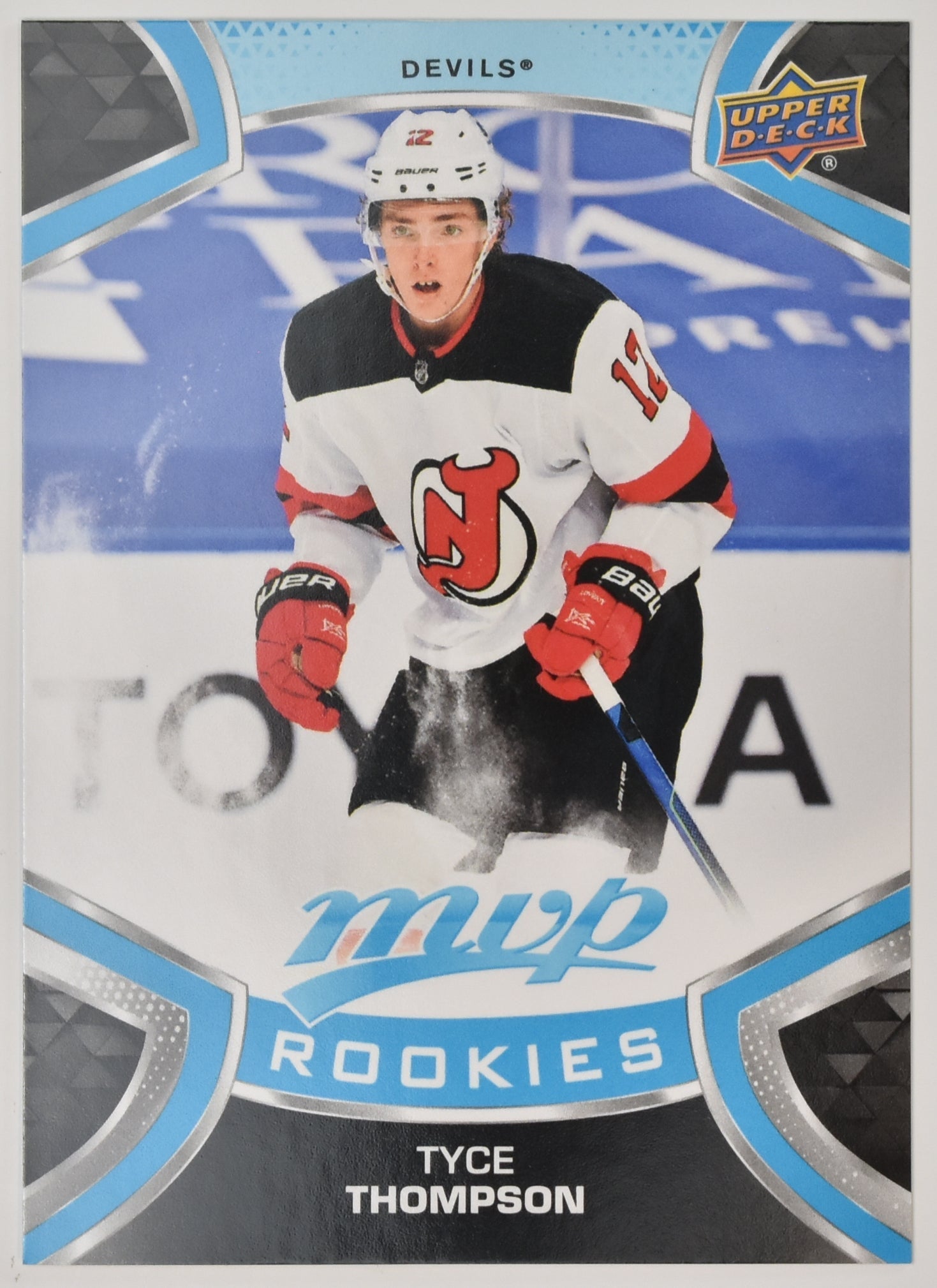 Tyce Thompson 239 Rookies MVP NHL Hockey Card Upper Deck 2021-2022