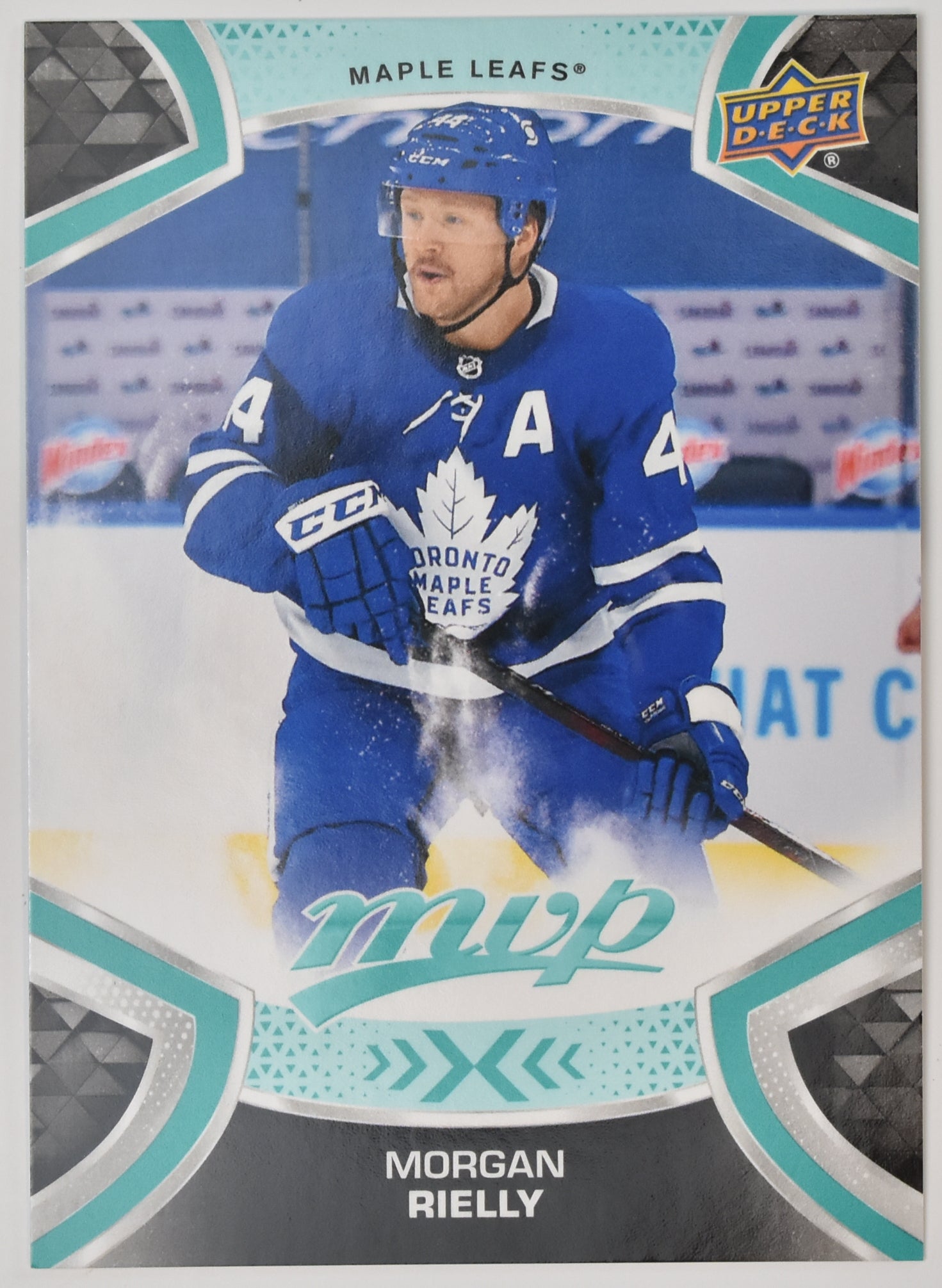 Morgan Rielly 194 Maple Leafs MVP NHL Hockey Card Upper Deck 2021-2022 Mint