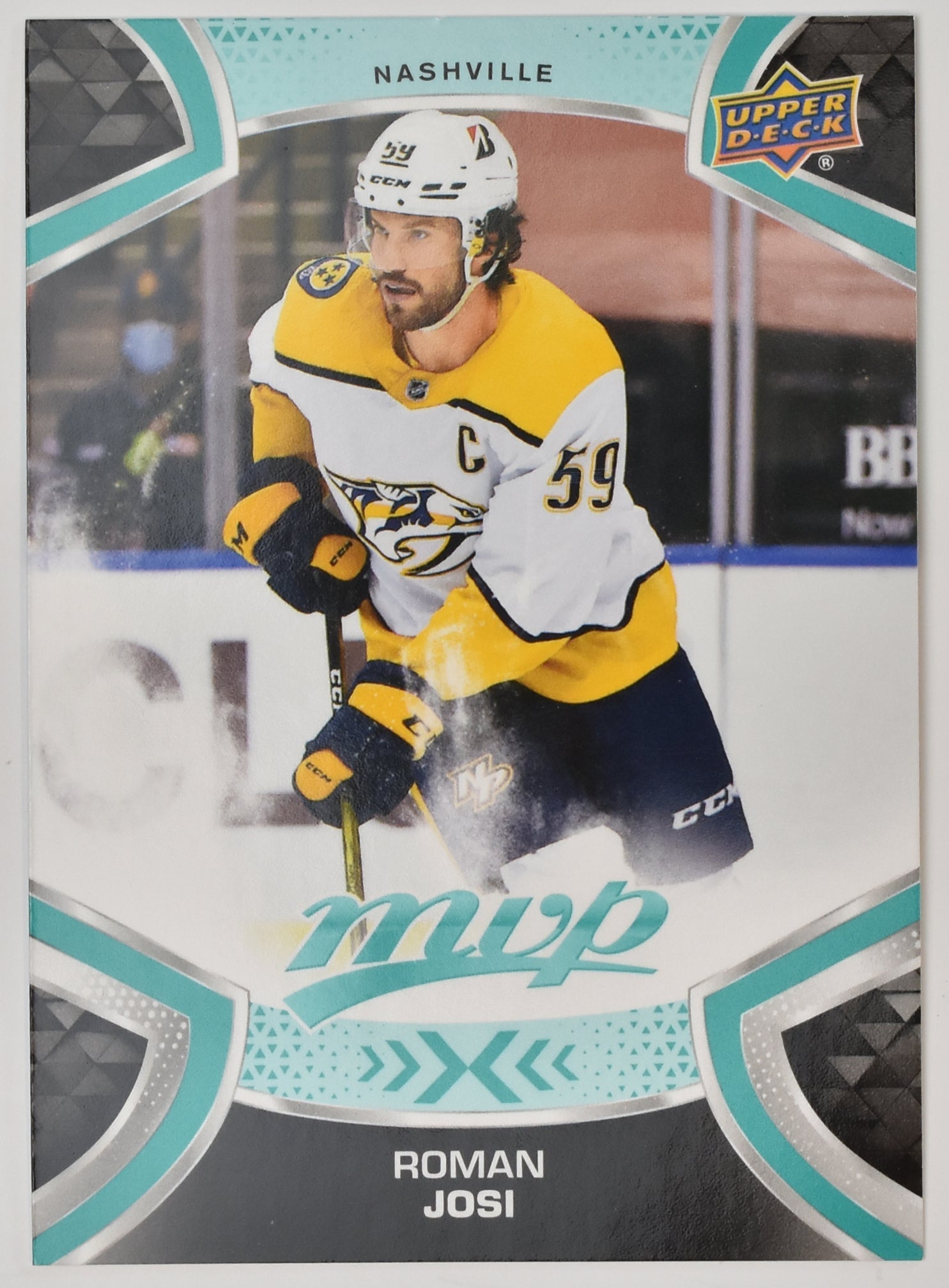 Roman Josi 159 Predators MVP NHL Hockey Card Upper Deck 2021-2022