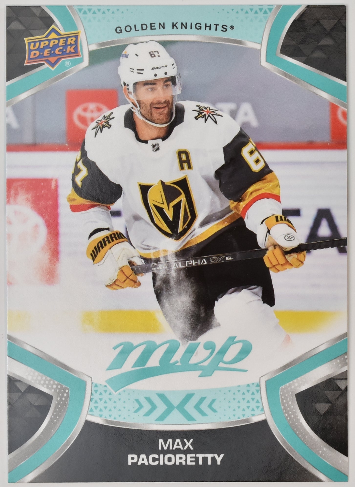 Max Pacioretty 67 Golden Knights MVP NHL Hockey Card Upper Deck 2021-2022 Mint