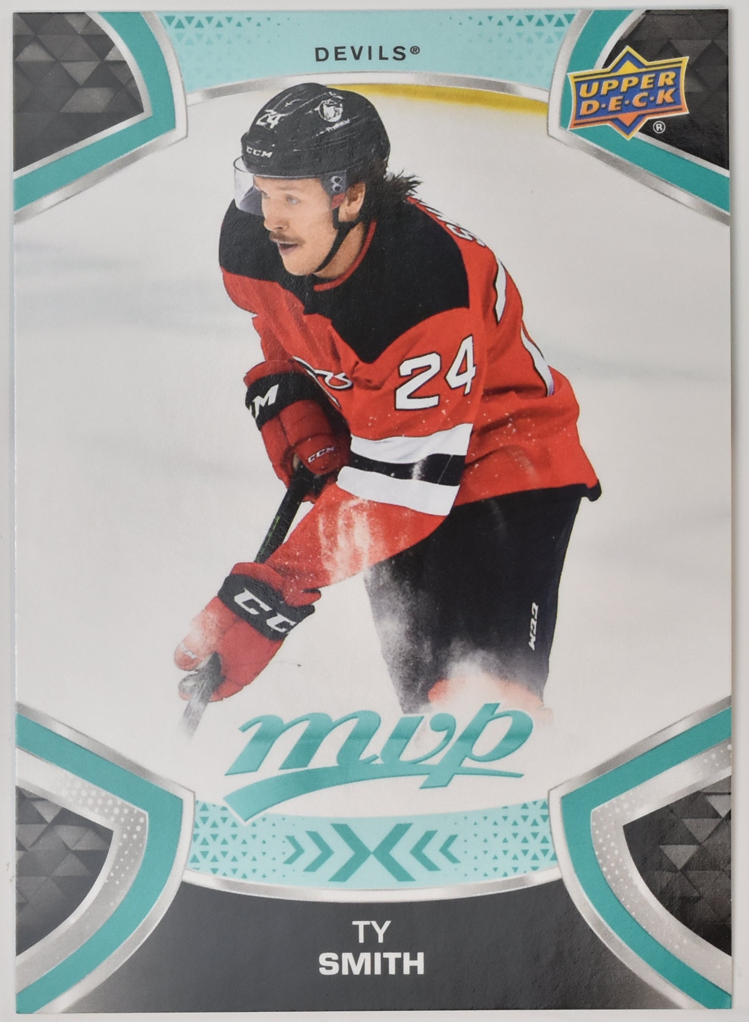 Ty Smith New Jersey Devils MVP NHL Hockey Card Upper Deck 2021-2022